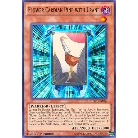 Image for Flower Cardian Pine with Crane (DRL3-EN035) (DRL3) - YuGiOh
