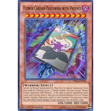 Image for Flower Cardian Paulownia with Phoenix (DRL3-EN038) (DRL3) - YuGiOh