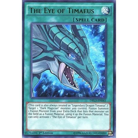 Image for The Eye of Timaeus (DRL3-EN045) (DRL3) - YuGiOh