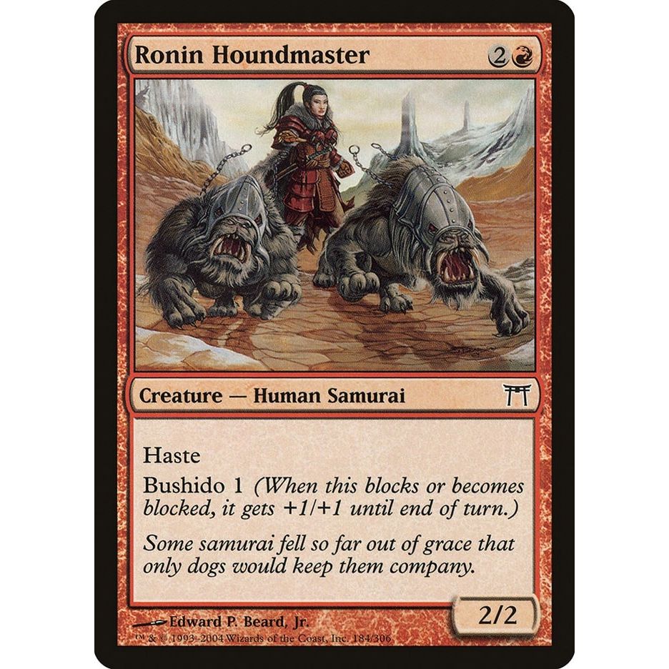 Image for Ronin Houndmaster (184) (CHK) - Magic: The Gathering