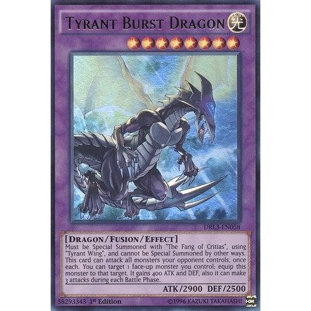 Image for Tyrant Burst Dragon (DRL3-EN058) (DRL3) - YuGiOh