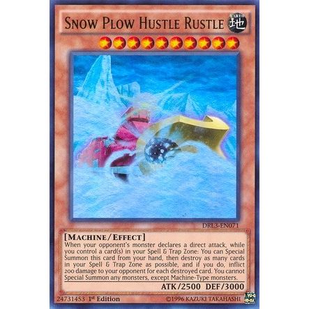 Image for Snow Plow Hustle Rustle (DRL3-EN071) (DRL3) - YuGiOh