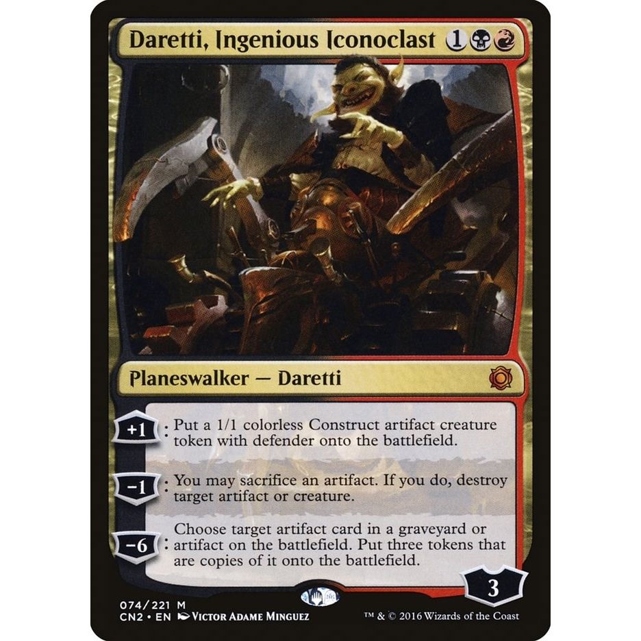 Image for Daretti, Ingenious Iconoclast (74) (CN2) - Magic: The Gathering