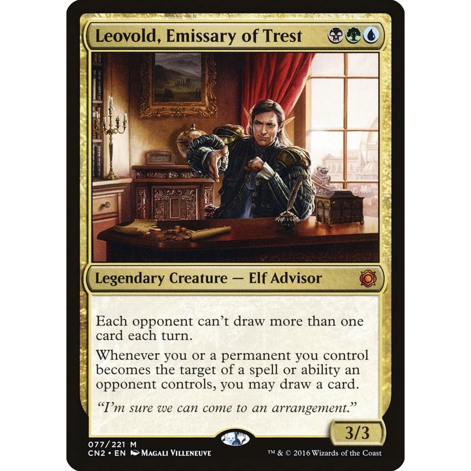 Image for Leovold, Emissary of Trest (77) (CN2) - Magic: The Gathering