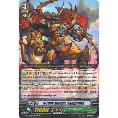 Image for A-rank Mutant, Sangiraffa (G-TCB02/030EN) (G-TCB02) - Cardfight Vanguard