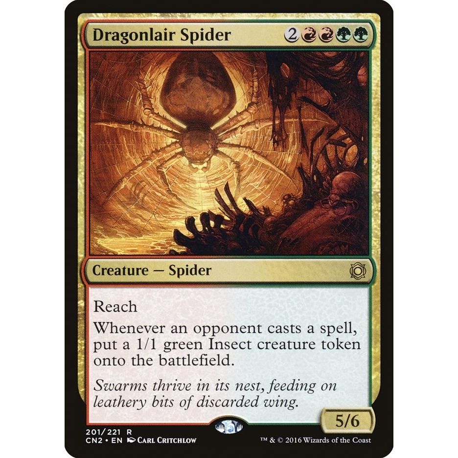 Image for Dragonlair Spider (201) (CN2) - Magic: The Gathering