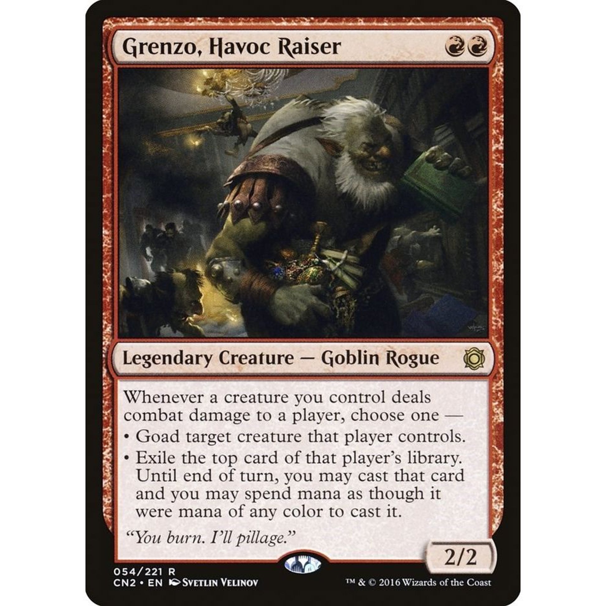 Image for Grenzo, Havoc Raiser (54) (CN2) - Magic: The Gathering