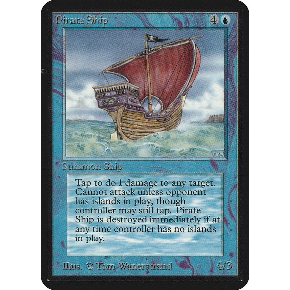 Image for Pirate Ship (LEA) - Magic: The Gathering