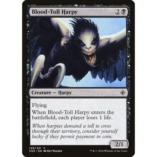 Image for Blood-Toll Harpy (129) (CN2) - Magic: The Gathering