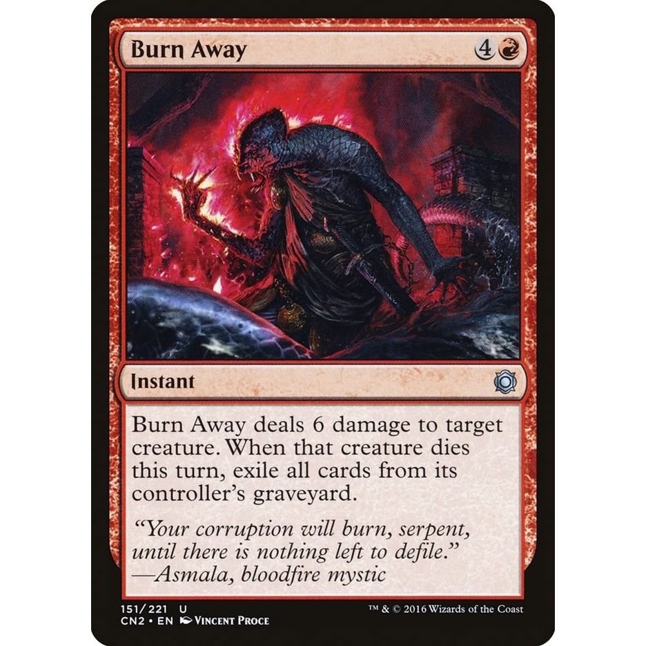 Image for Burn Away (151) (CN2) - Magic: The Gathering