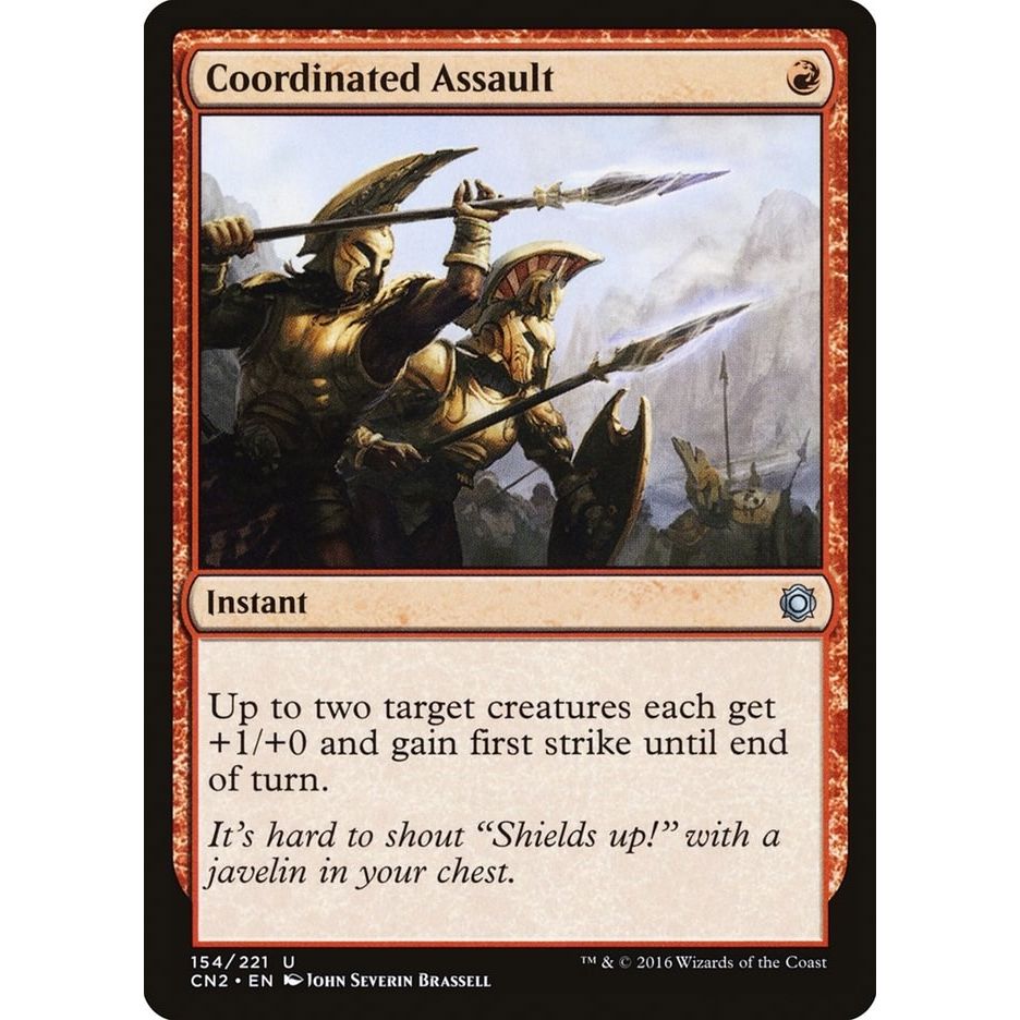 Image for Coordinated Assault (154) (CN2) - Magic: The Gathering
