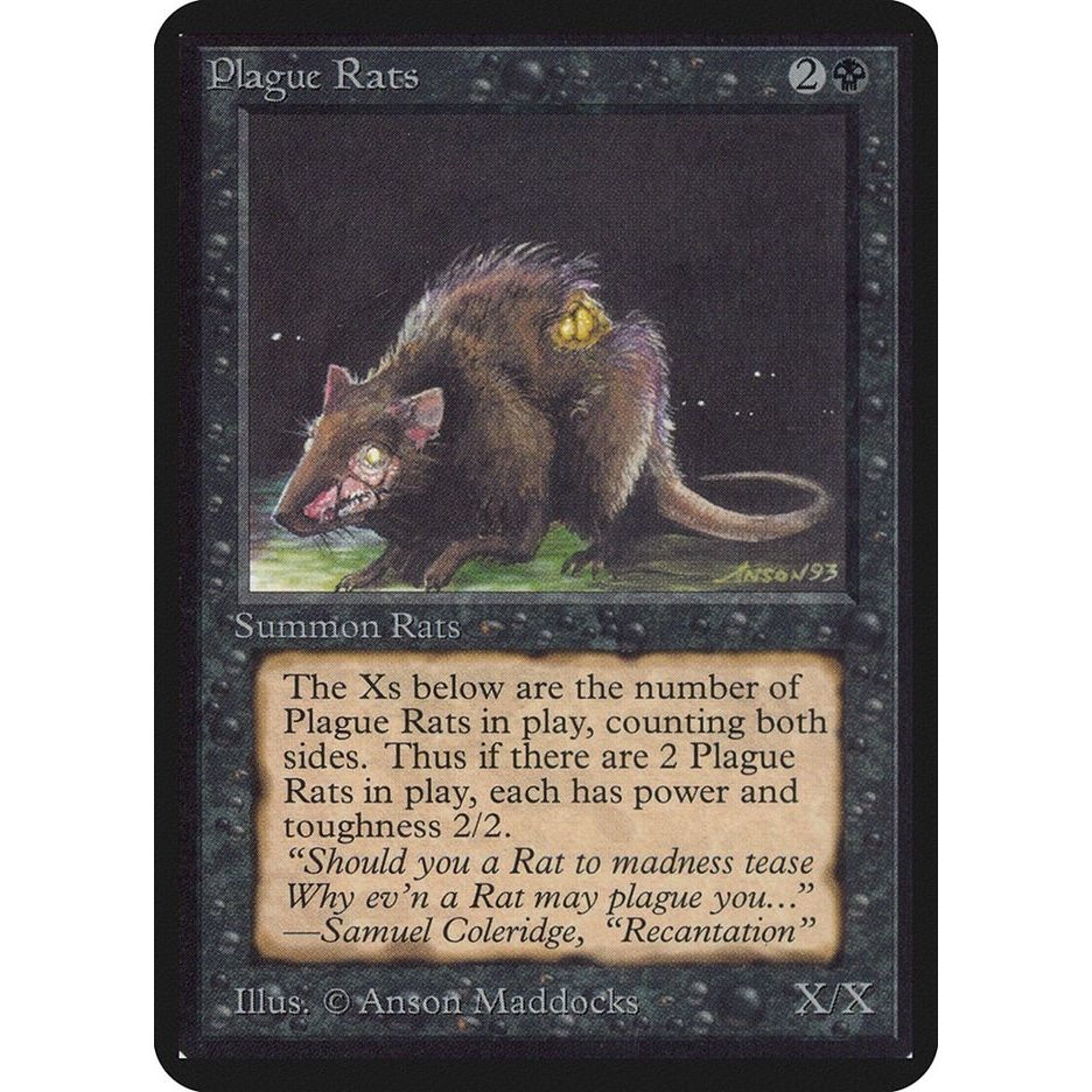 Image for Plague Rats (LEA) - Magic: The Gathering