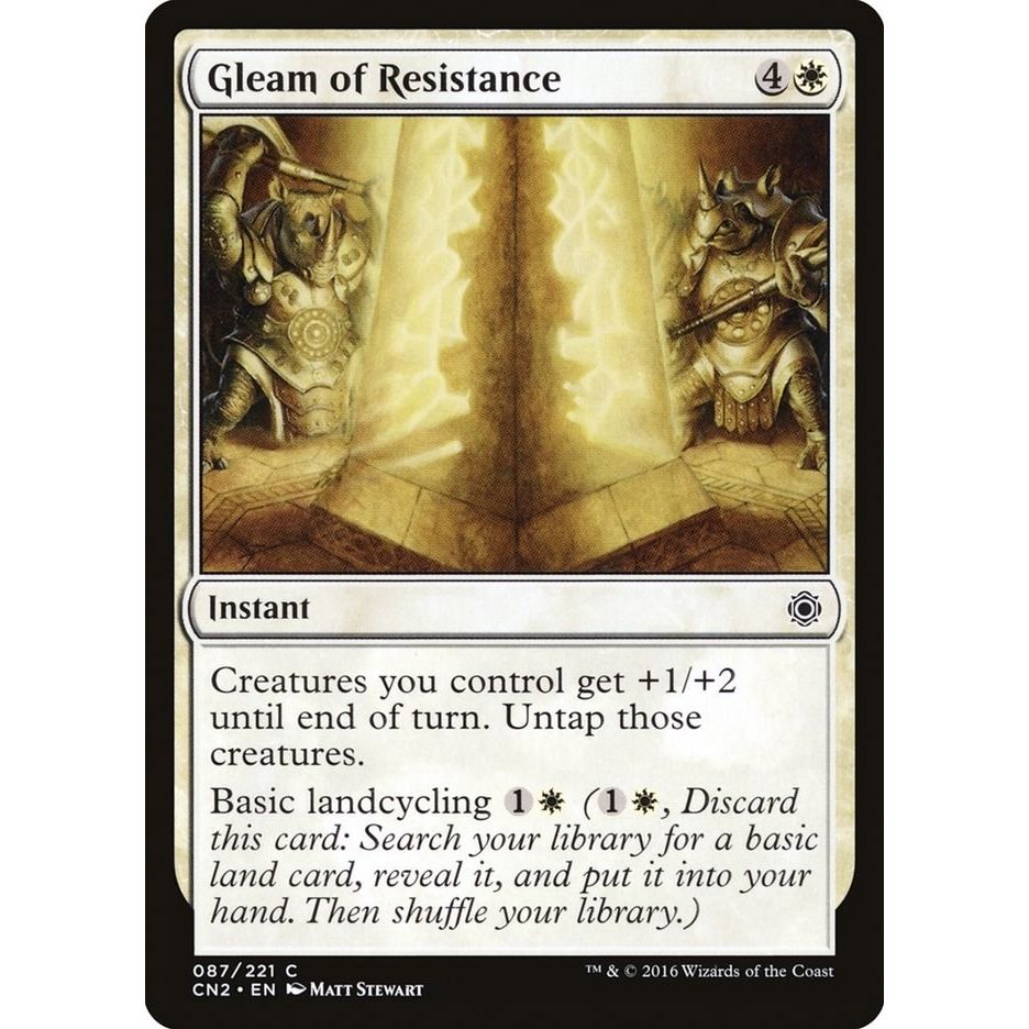 Image for Gleam of Resistance (87) (CN2) - Magic: The Gathering