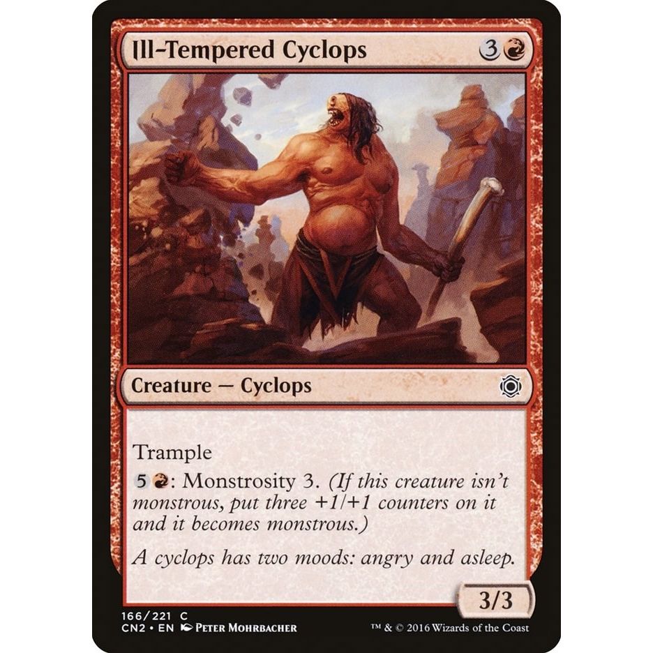 Image for Ill-Tempered Cyclops (166) (CN2) - Magic: The Gathering