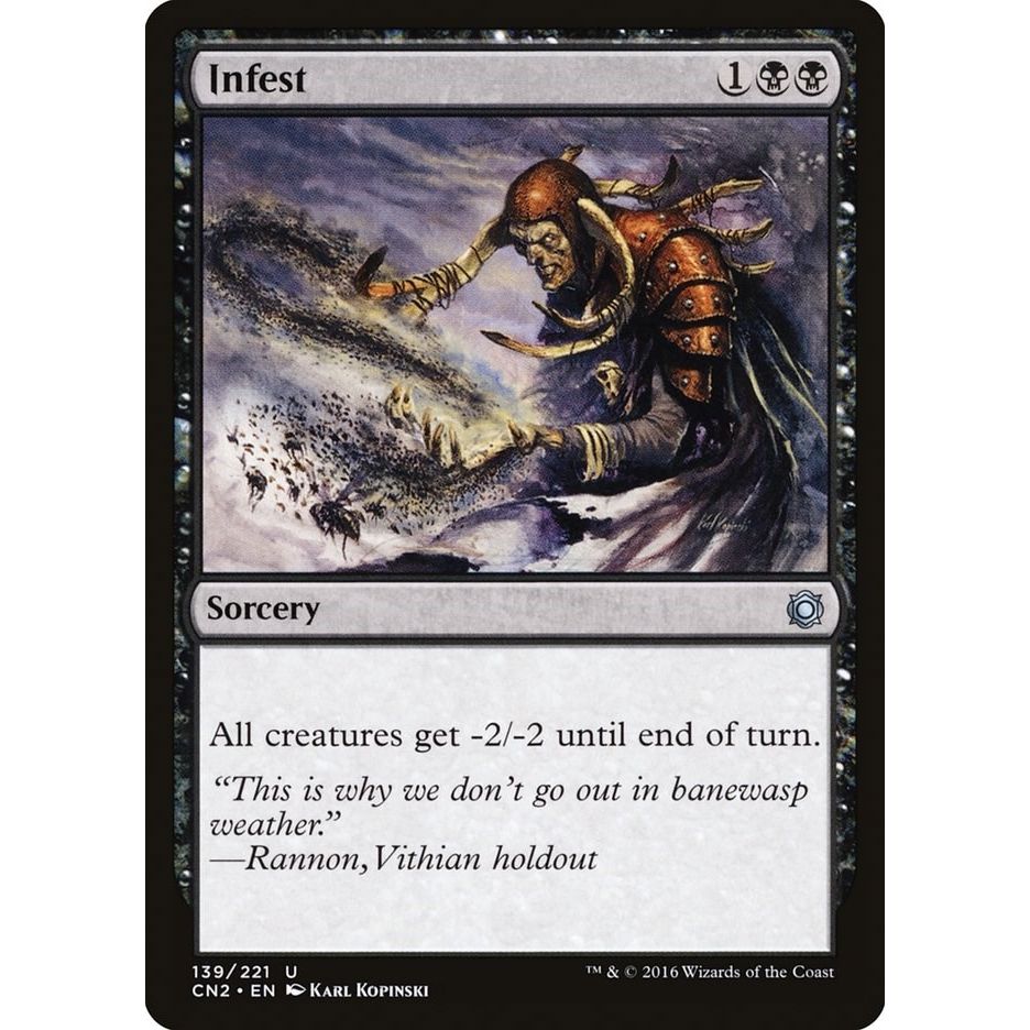 Image for Infest (139) (CN2) - Magic: The Gathering