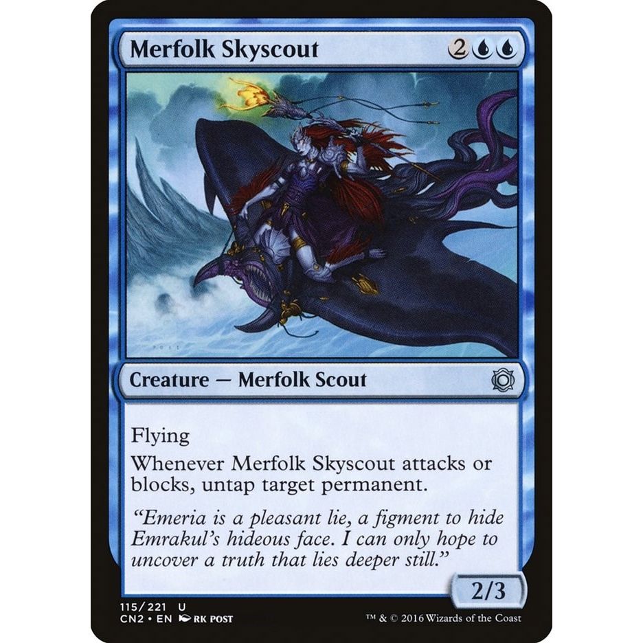 Image for Merfolk Skyscout (115) (CN2) - Magic: The Gathering