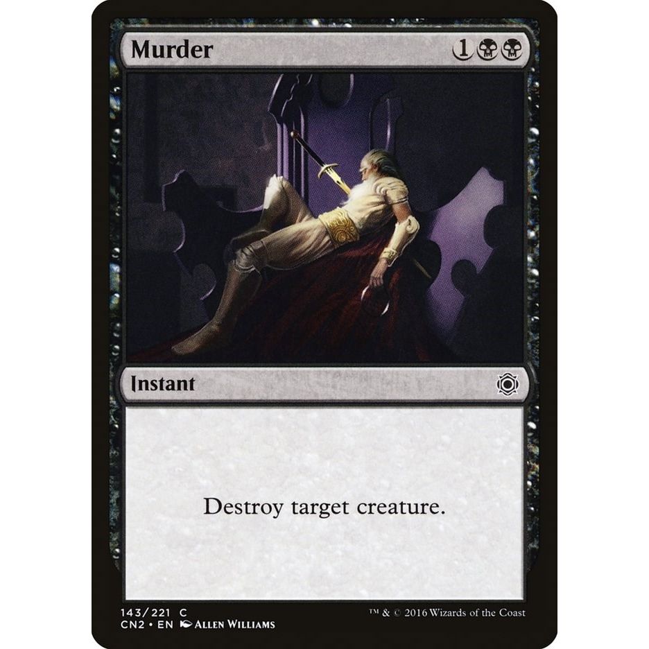 Image for Murder (143) (CN2) - Magic: The Gathering