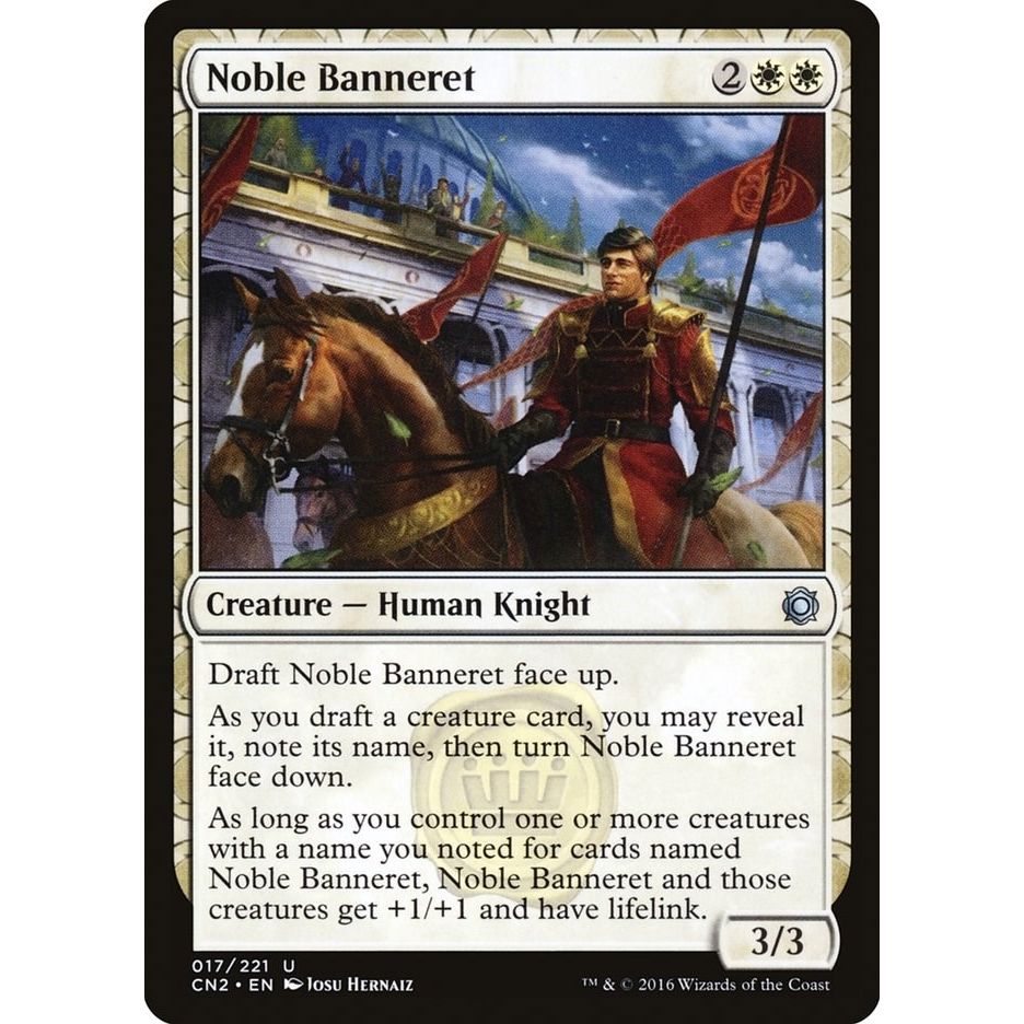 Image for Noble Banneret (17) (CN2) - Magic: The Gathering