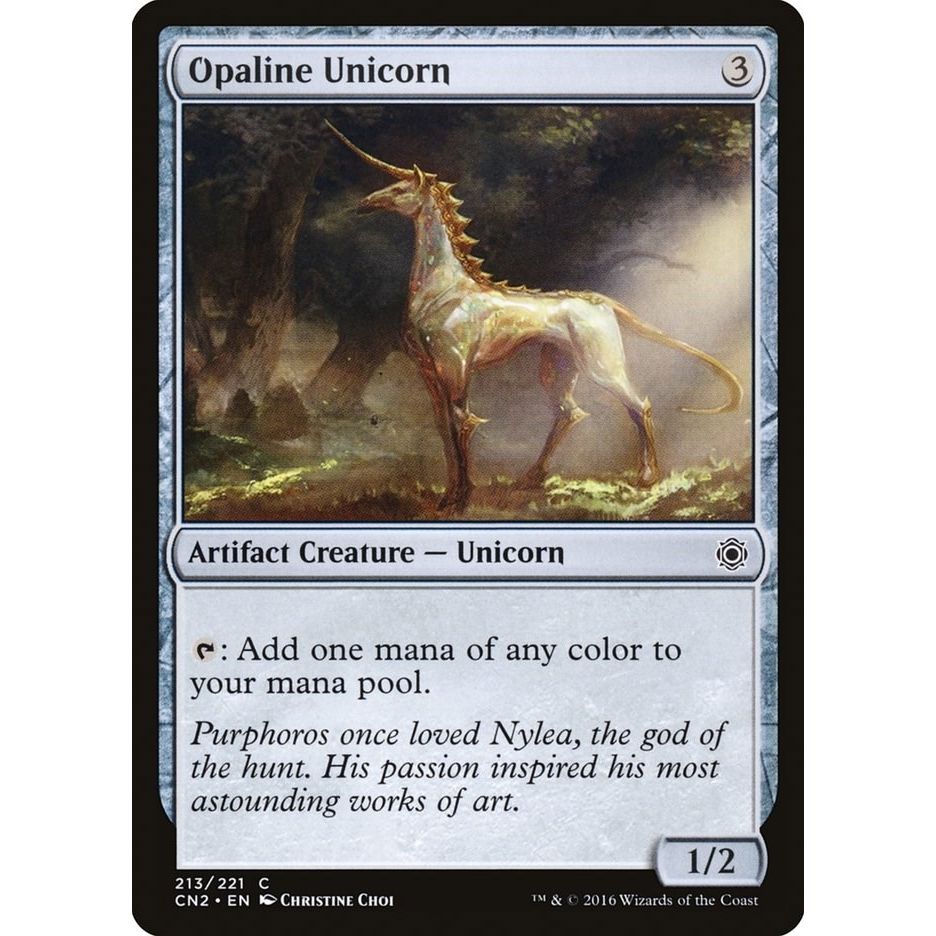 Image for Opaline Unicorn (213) (CN2) - Magic: The Gathering