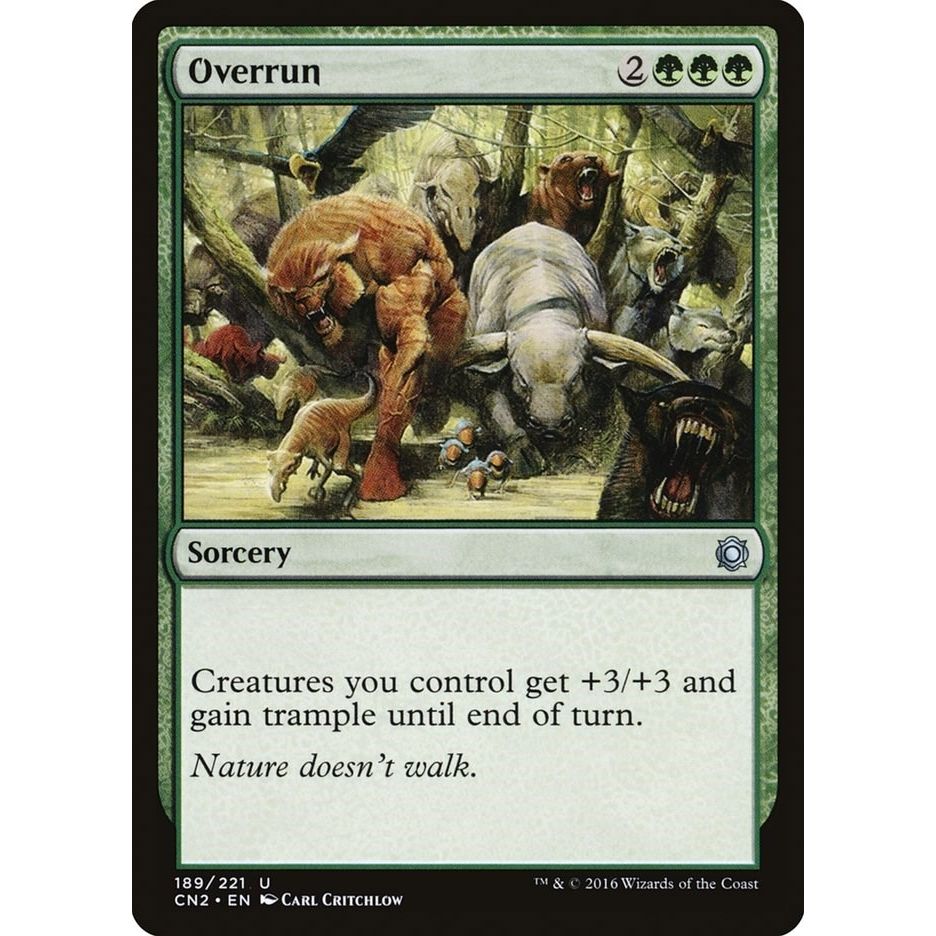 Image for Overrun (189) (CN2) - Magic: The Gathering
