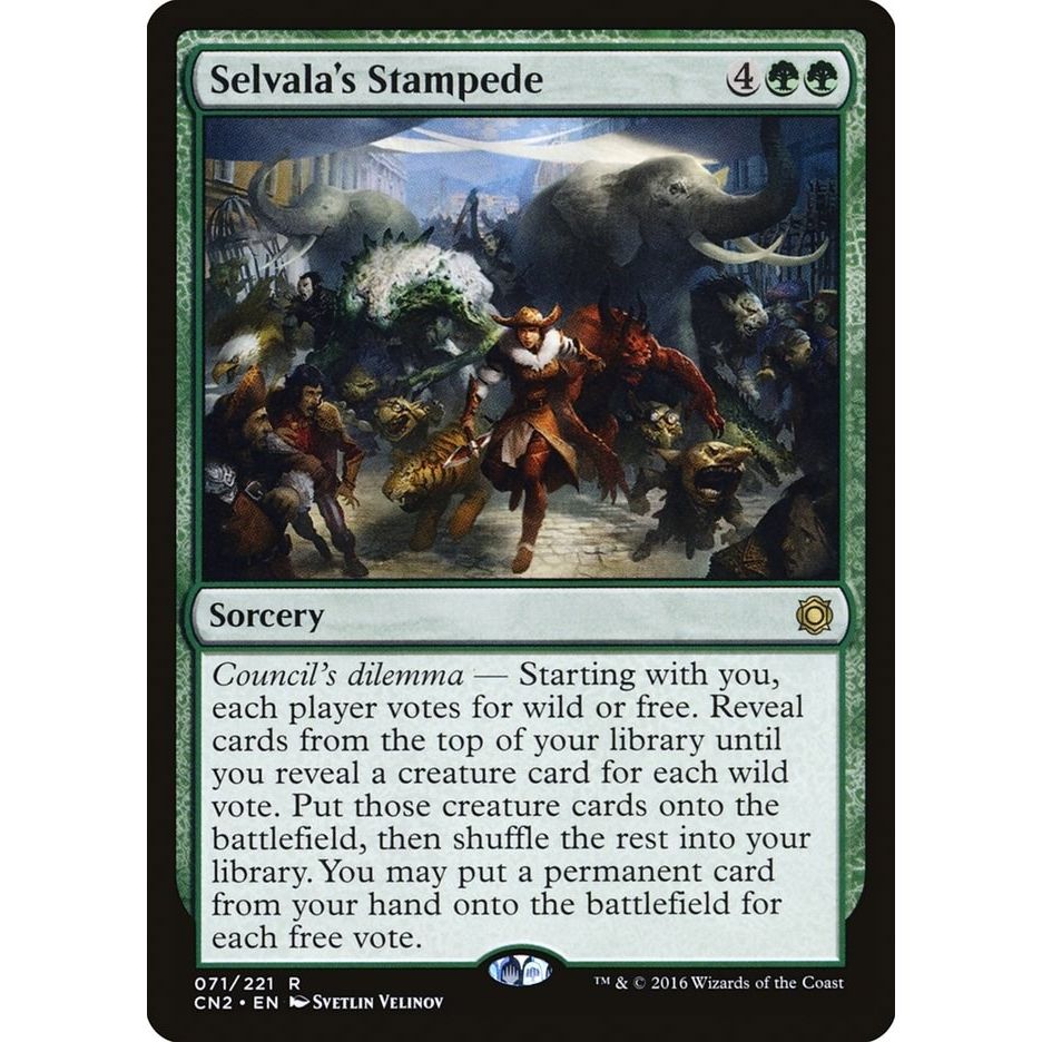 Image for Selvala's Stampede (71) (CN2) - Magic: The Gathering