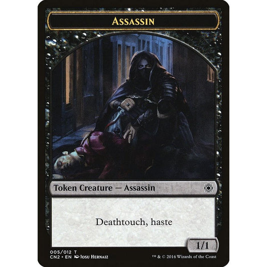 Image for Assassin Token (5) (CN2) - Magic: The Gathering