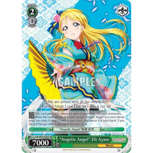 Image for "Angelic Angel" Eli Ayase (LL/EN-W02-E007 RR) (LL/EN-W02) - Weiss Schwarz