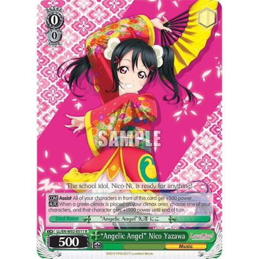 Image for "Angelic Angel" Nico Yazawa (LL/EN-W02-E011 R) (LL/EN-W02) - Weiss Schwarz
