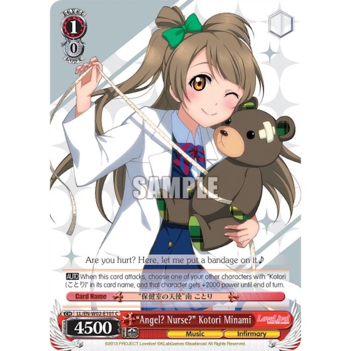 Image for "Angel? Nurse?" Kotori Minami (LL/EN-W02-E101 C) (LL/EN-W02) - Weiss Schwarz