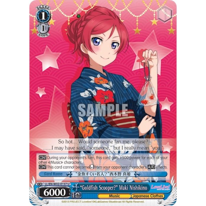 Image for "Goldfish Scooper?" Maki Nishikino (LL/EN-W02-E137 U) (LL/EN-W02) - Weiss Schwarz