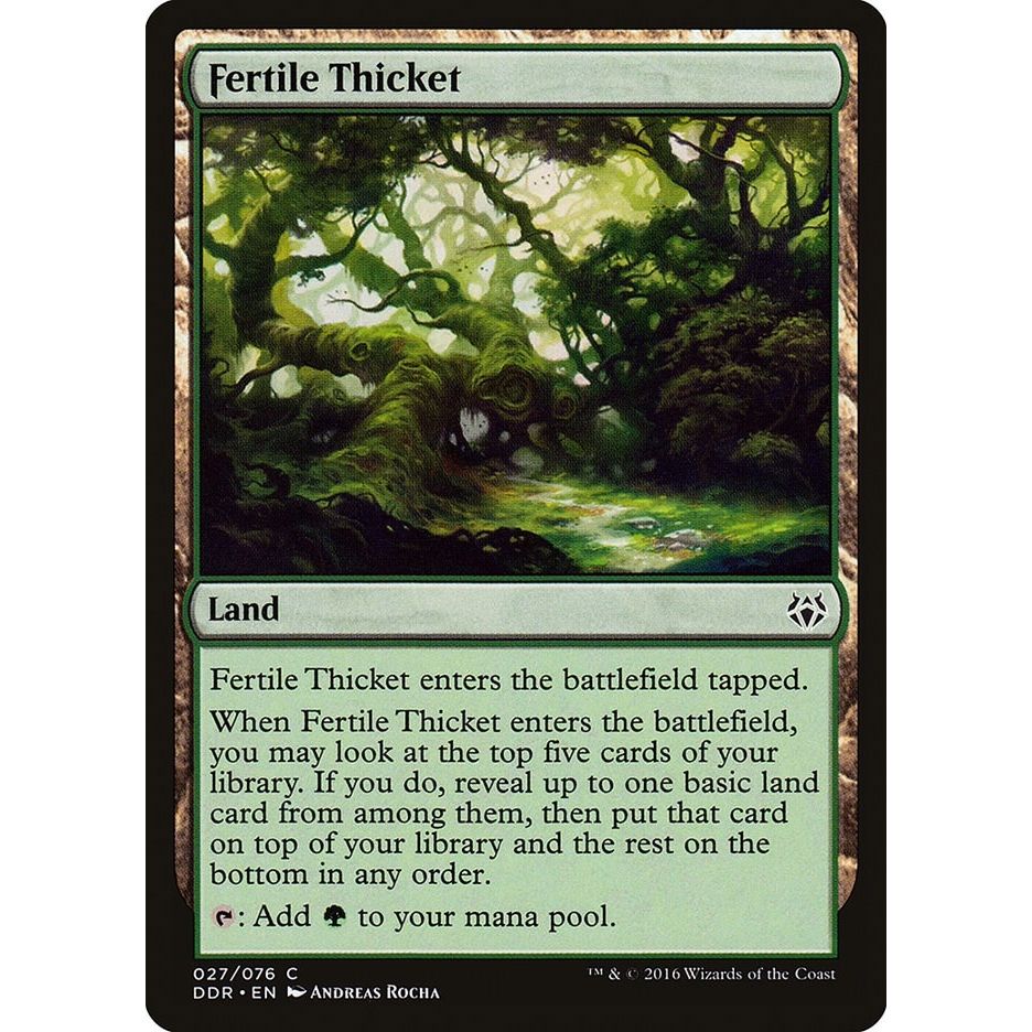 Image for Fertile Thicket (27) (DDR) - Magic: The Gathering