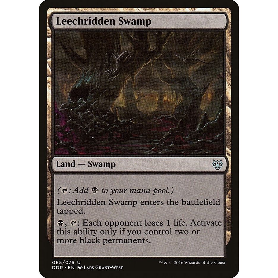 Image for Leechridden Swamp (65) (DDR) - Magic: The Gathering