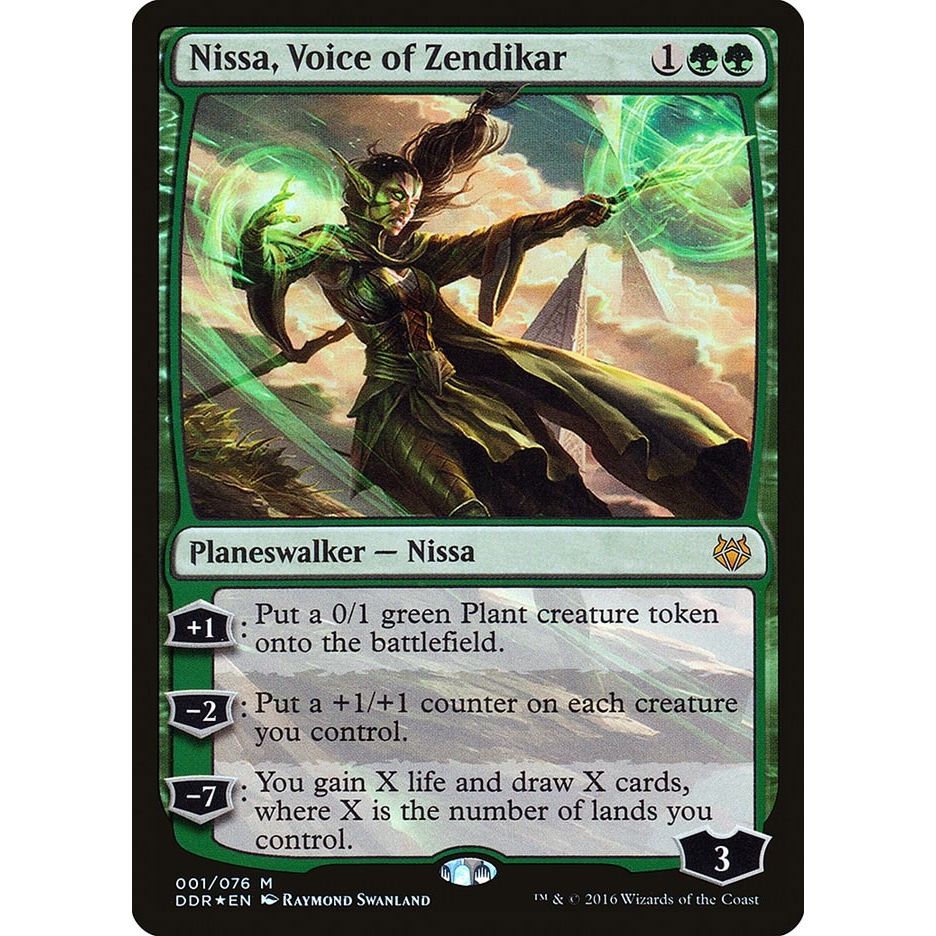 Image for Nissa, Voice of Zendikar (1) (DDR) - Magic: The Gathering