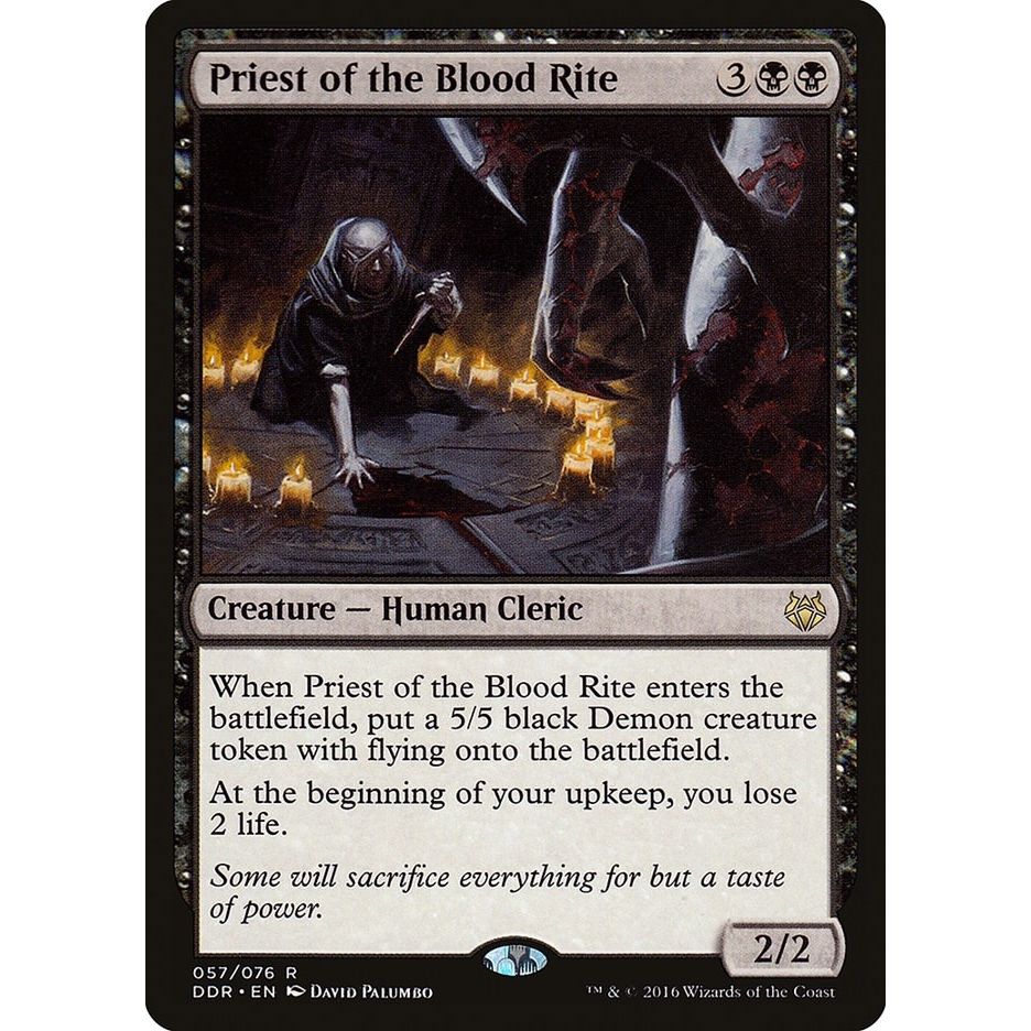 Image for Priest of the Blood Rite (57) (DDR) - Magic: The Gathering