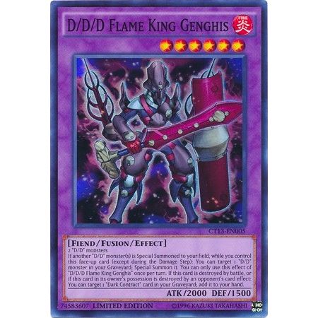Image for D/D/D Flame King Genghis (CT13-EN005) (CT13) - YuGiOh