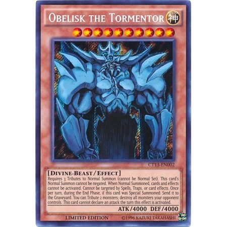 Image for Obelisk the Tormentor (CT13-EN002) (CT13) - YuGiOh