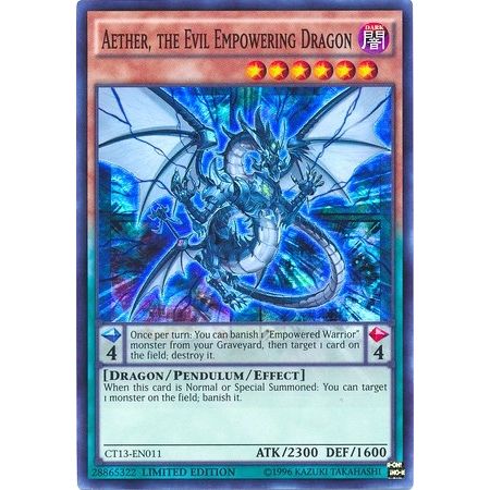 Image for Aether, the Evil Empowering Dragon (CT13-EN011) (CT13) - YuGiOh