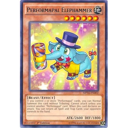 Image for Performapal Elephammer (MP16-EN002) (MP16) - YuGiOh