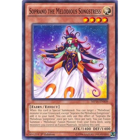 Image for Soprano the Melodious Songstress (MP16-EN009) (MP16) - YuGiOh