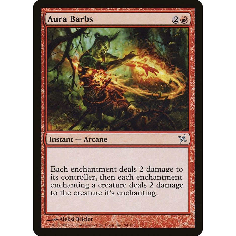 Image for Aura Barbs (94) (BOK) - Magic: The Gathering