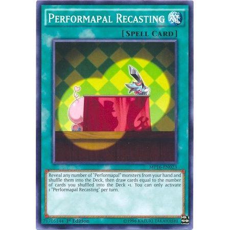 Image for Performapal Recasting (MP16-EN023) (MP16) - YuGiOh