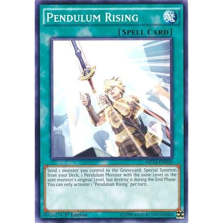 Image for Pendulum Rising (MP16-EN029) (MP16) - YuGiOh