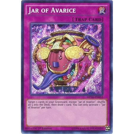 Image for Jar of Avarice (MP16-EN033) (MP16) - YuGiOh