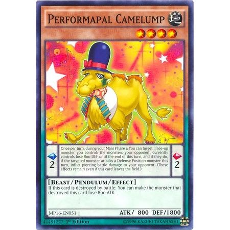Image for Performapal Camelump (MP16-EN051) (MP16) - YuGiOh