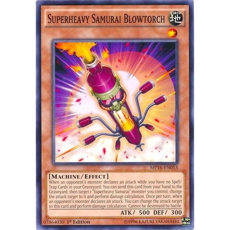 Image for Superheavy Samurai Blowtorch (MP16-EN053) (MP16) - YuGiOh