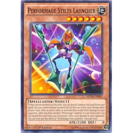 Image for Performage Stilts Launcher (MP16-EN063) (MP16) - YuGiOh