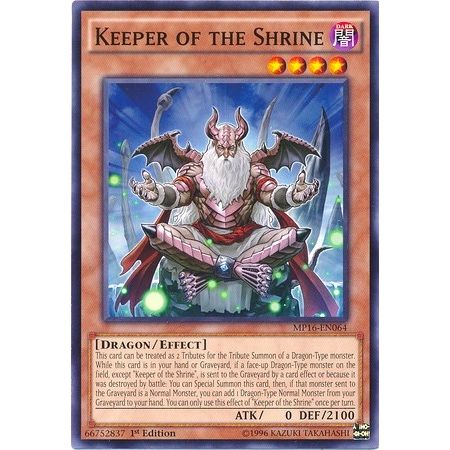 Image for Keeper of the Shrine (MP16-EN064) (MP16) - YuGiOh