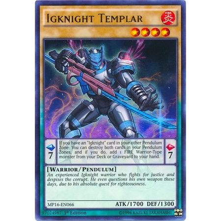 Image for Igknight Templar (MP16-EN066) (MP16) - YuGiOh