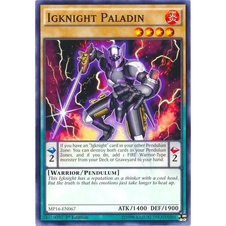 Image for Igknight Paladin (MP16-EN067) (MP16) - YuGiOh