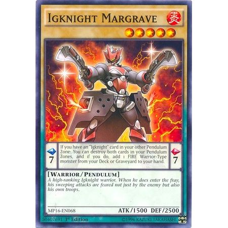 Image for Igknight Margrave (MP16-EN068) (MP16) - YuGiOh